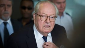 Jean-Marie Le Pen à Nanterre, le 12 juin 2015