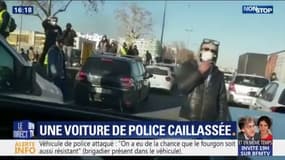 Comment le fourgon de police s'est retrouvé pris au piège au milieu de casseurs à Lyon