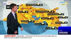 Météo Bouches-du-Rhône: un ciel voilé ce lundi, jusqu'à 23°C attendus à Marseille