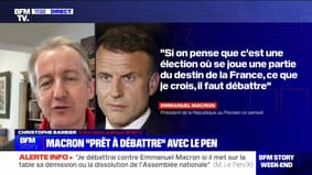Story 1 : Macron "prêt à débattre" avec Le Pen - 25/05