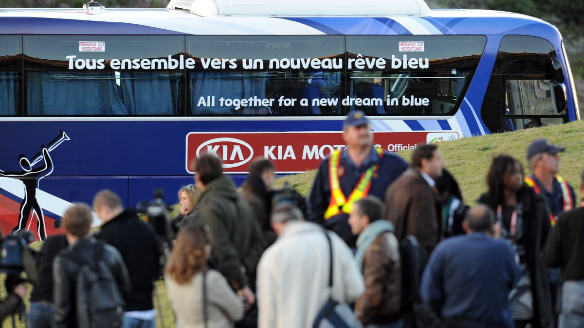 Le célèbre bus de Knysna, le 20 juin 2010