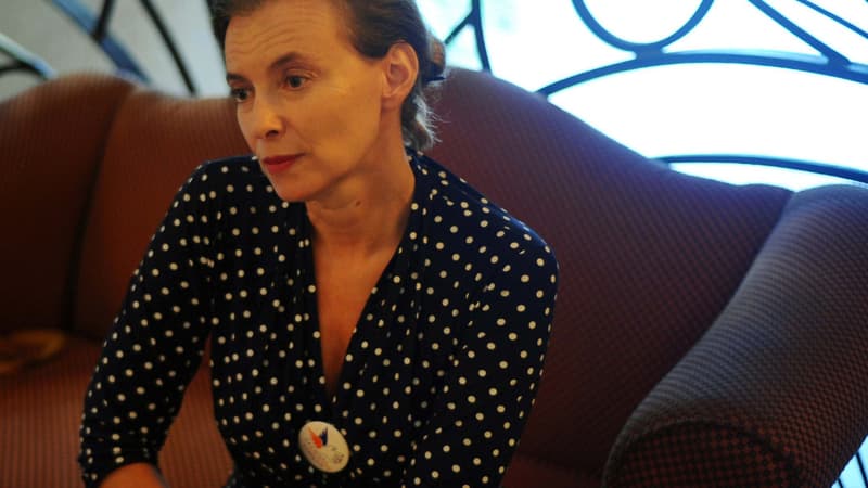 Valérie Trierweiler lors d'un voyage humanitaire à Haïti