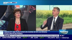 Marianne Laigneau (Présidente du Directoire d'Enedis): "Il n'y aura pas de black-out, je l'espère [...] Il est un peu tôt pour se prononcer sur les conséquences de ces annonces sur le mois de janvier"