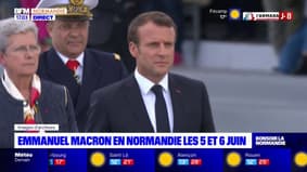 Emmanuel Macron en déplacement en Normandie les 5 et 6 juin
