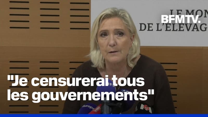 Crise politique, Mercosur... La conférence de presse en intégralité de Marine Le Pen