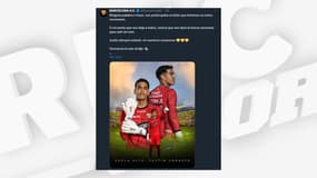 L'annonce de la mort de Justin Cornejo, le 16 juillet 2024
