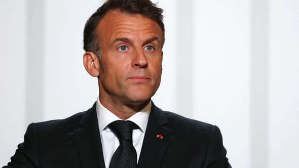Le président de la République Emmanuel Macron le 15 avril 2025 