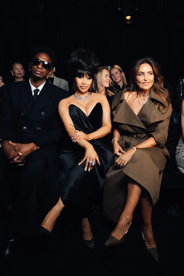 Kollin Carter, Cardi B & Valérie Messika, défilé haute joaillerie Messika, 26 septembre 2024