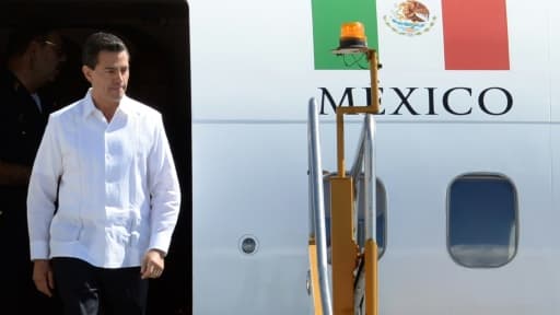 Le président mexicain Enrique Pena Nieto à Manille, le 17 novembre 2015