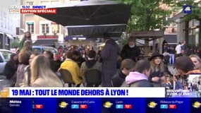 Réouverture des bars et restaurants: première soirée en terrasse à Lyon