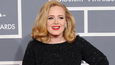 La chanteuse Adele lors des Grammy Awards à Los Angeles en 2012