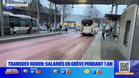 Rouen: les salariés de Transdev en grève pendant un an