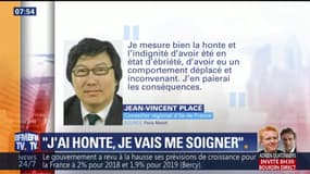 "J’ai honte, je vais me soigner." Jean-Vincent Placé fait son mea culpa après sa garde à vue