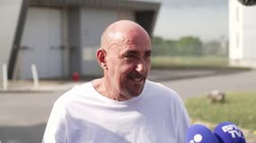  Serge Atlaoui, ex-condamné à mort en Indonésie, à sa sortie de prison à Meaux (Seine-et-Marne), le vendredi 18 juillet 2025.