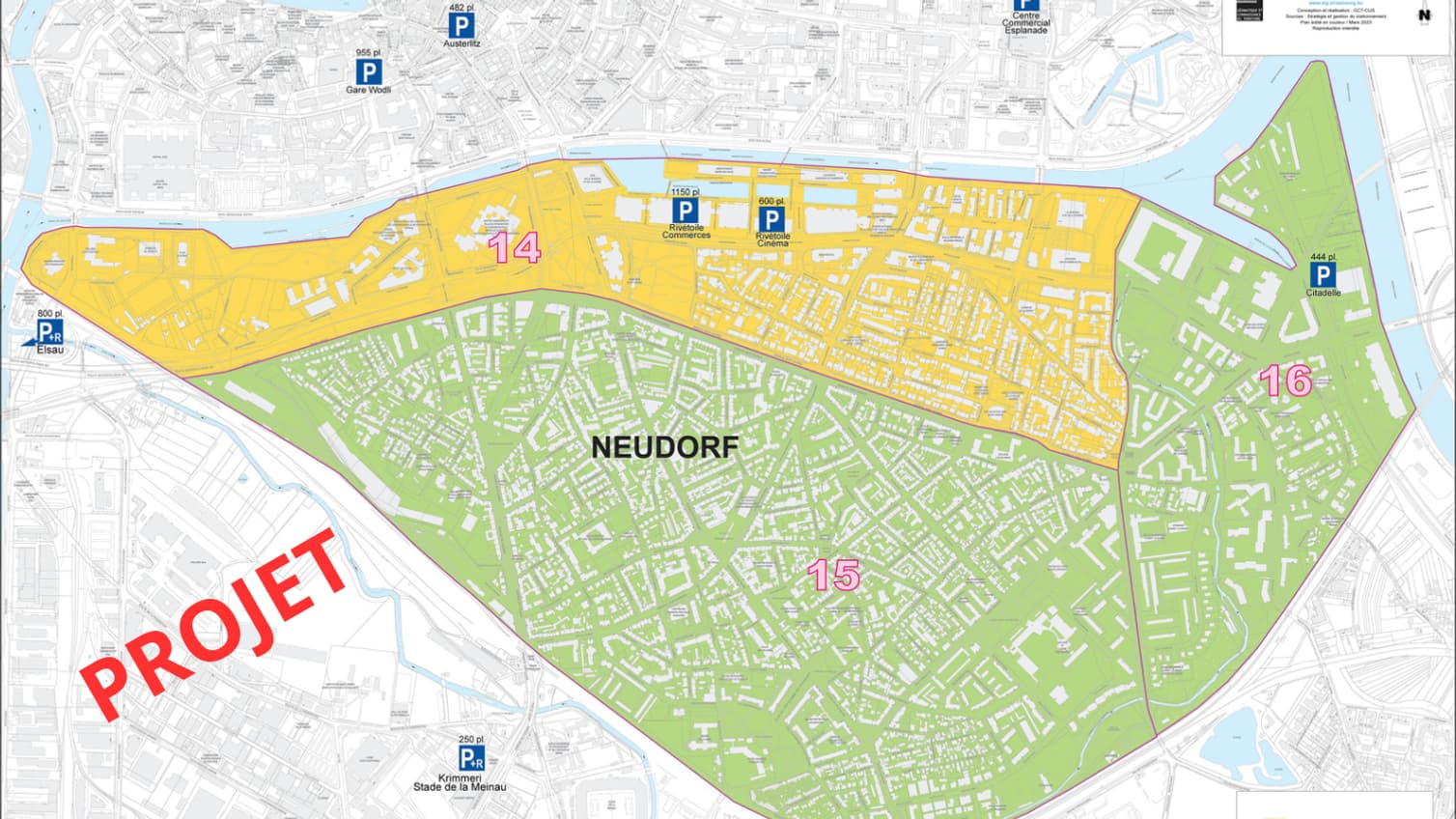 Le quartier du Neudorf va voir son stationnement sur voirie devenir payant Le quartier du Neudorf va voir son stationnement sur voirie devenir payant