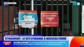 Saint-Mauront : le site d'Orange à nouveau fermé 