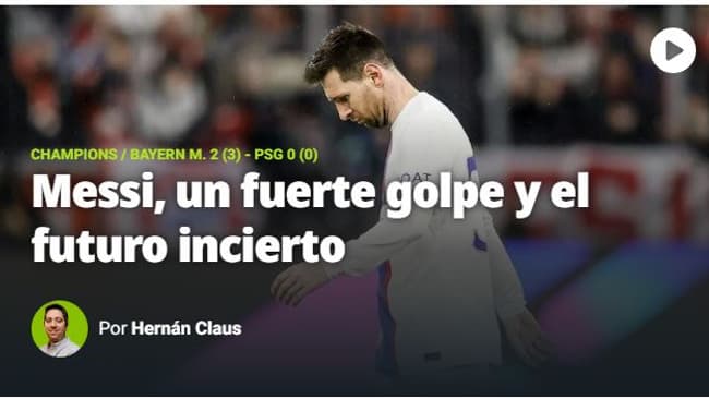 Olé sur Lionel Messi