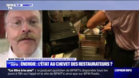 Jean Terlon, représentant des restaurateurs: "Quelle est la différence entre les boulangers et la restauration?"