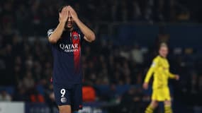 Gonzalo Ramos lors de PSG-Dortmund, le 7 mai 2024.