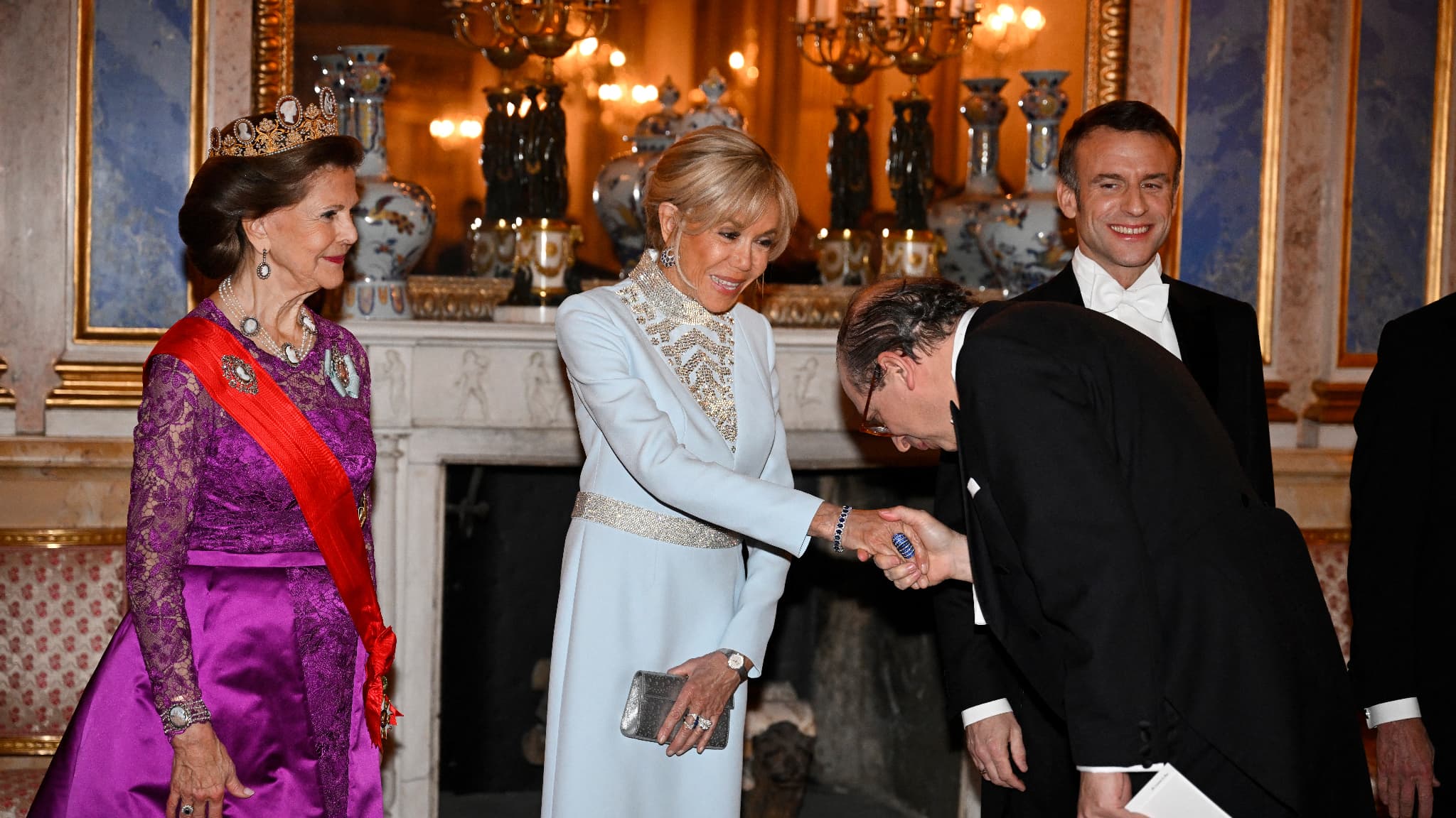 Le couple présidentiel a participé ce mardi 30 janvier 2024 à un dîner d'Etat en Suède