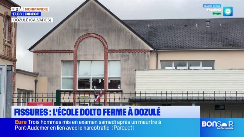 Calvados: l'école Dolto à Dozulé fermé en pleine année scolaire en raison de fissures 