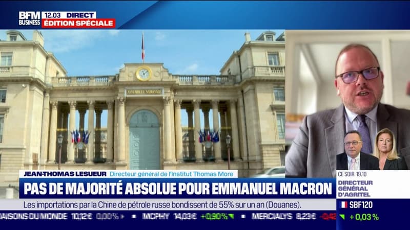 Pas de majorité absolue pour Emmanuel Macron