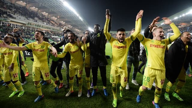 La joie des Nantaise après la victoire face à l'OM