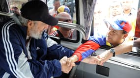Fidel Castro, lors d'une rare apparition publique lundi dernier.