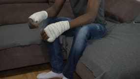Le jeune homme a été brûlé au second et au troisième degrés.
