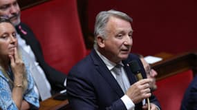 Le député RN Roger Chudeau, à l'Assemblée nationale le 3 octobre 2023