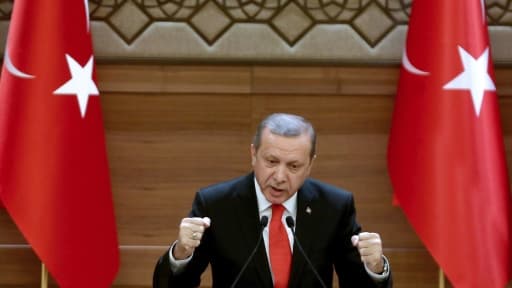 Le président turc Recep Tayyip Erdogan, à Ankara, le 20 janvier 2016