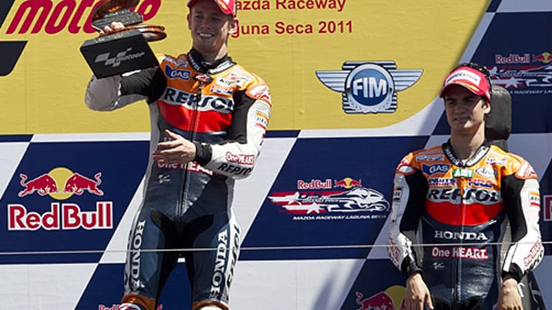 Casey Stoner et Dani Pedrosa