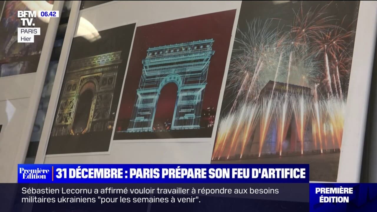 Paris Prépare Son Feu D'artifice Du 31 Décembre Sur Les Champs-Élysées