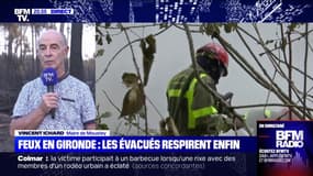 Feux en Gironde: le maire de Moustey raconte la "grande émotion" des habitants de retour dans leur domicile