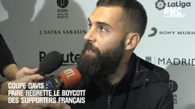 Coupe Davis : Paire regrette le boycott des supporters français