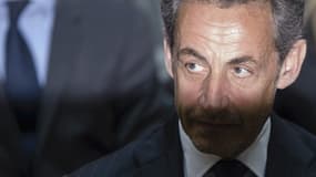 Nicolas Sarkozy lors d'un déplacement à Berlin le 28 février dernier. (Clemens Bilan - AFP)