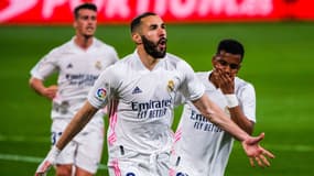 Karim Benzema, à Cadix le 21 avril 2021