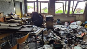 Les images de l'école de Meyzieu ravagée par un incendie volontaire le 19 juin 2024.