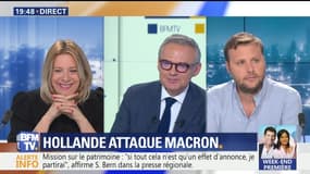 Hollande attaque Macron