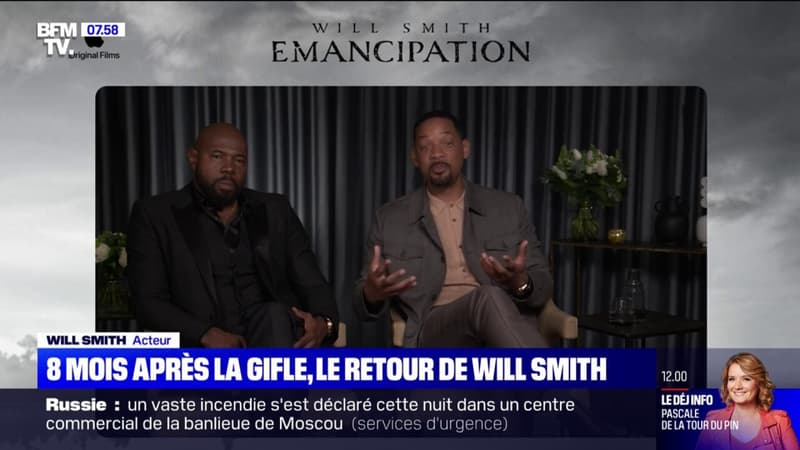 Huit mois après la gifle des Oscars, Will Smith fait son grand retour dans "Emancipation"