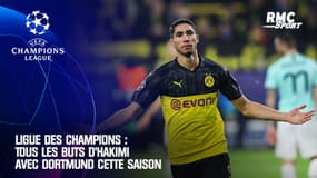 Ligue des champions : Tous les buts d'Hakimi avec Dortmund cette saison