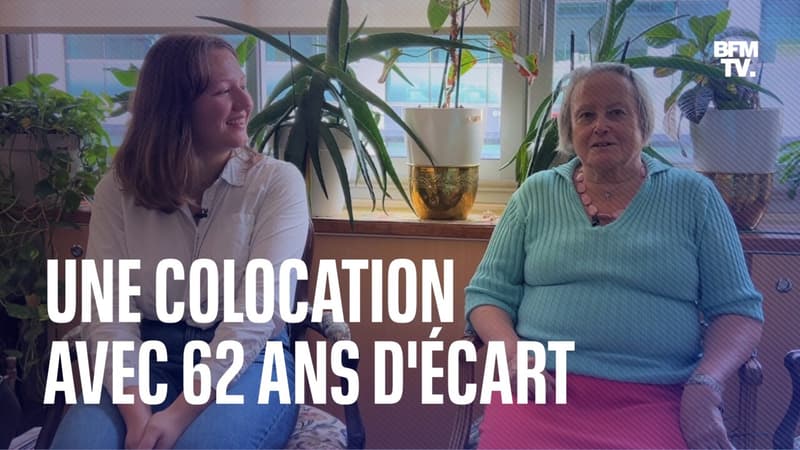 Avec 62 ans d'écart, elles vivent en colocation intergénérationnelle