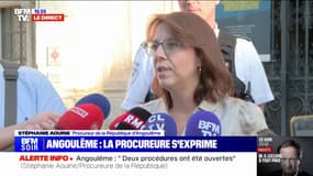 "Deux procédures ont été ouvertes" affirme Stéphanie Aouine, procureure de la république d'Angoulême