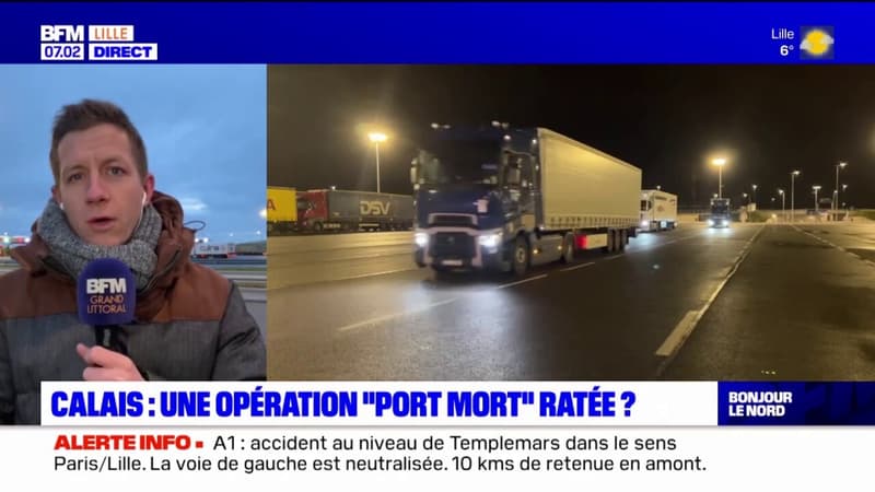 Calais: une opération "port mort" ratée?