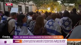 Paris: un grand rassemblement en soutien à Israël hier
