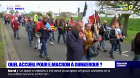 Emmanuel Macron à Dunkerque: les syndicats entendent "faire du bruit"