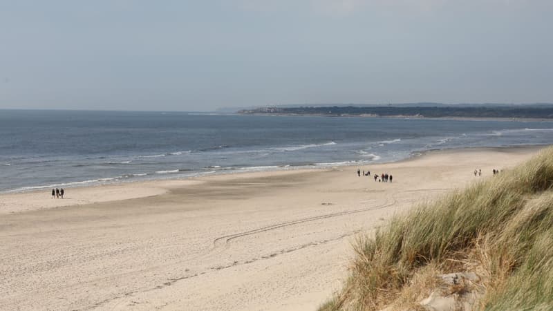 Une plage du nord de la France.