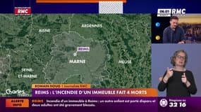 Reims: l’incendie d’un immeuble fait 4 morts, un enfant toujours porté disparu