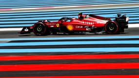 Carlos Sainz sur le circuit du Castelet