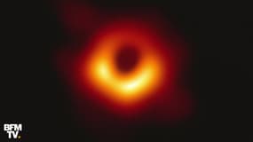 Toute première image d'un trou noir 
